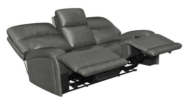 Longport Upholstered Power Sofa Charcoal