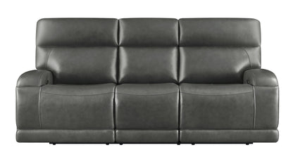 Longport Upholstered Power Sofa Charcoal