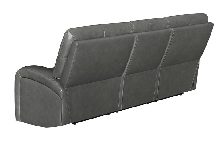 Longport Upholstered Power Sofa Charcoal