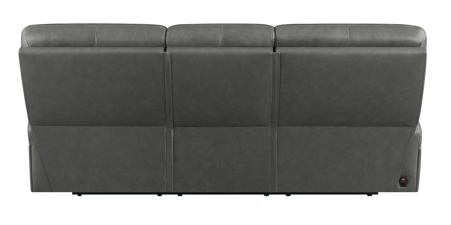 Longport Upholstered Power Sofa Charcoal