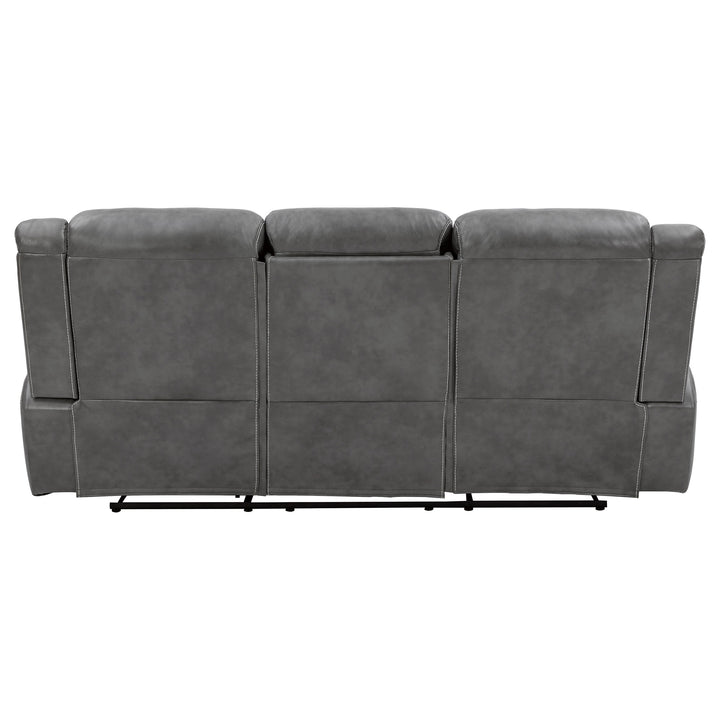 Conrad Upholstered Motion Sofa Cool Grey