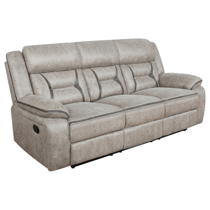 Greer Upholstered Tufted Back Motion Sofa