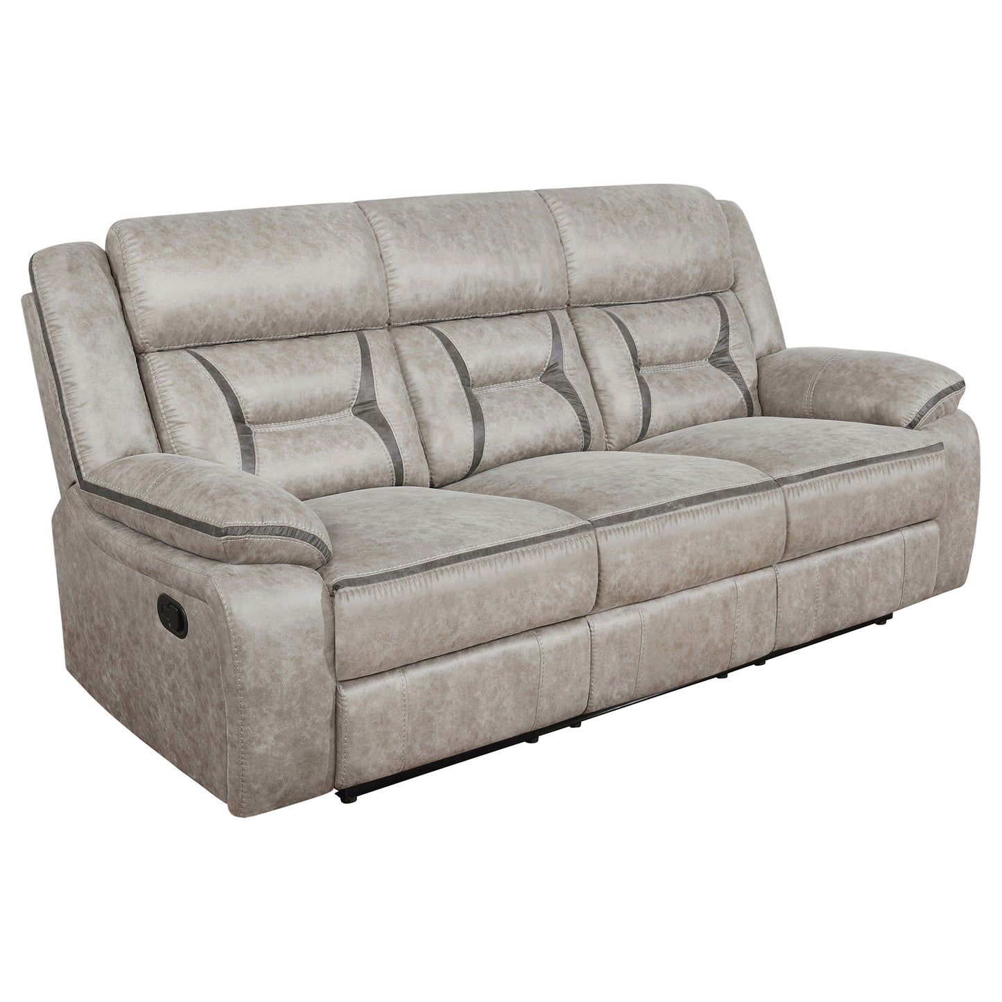 Greer Upholstered Tufted Back Motion Sofa