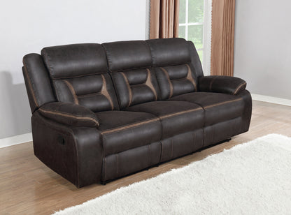 Greer Upholstered Tufted Back Motion Sofa