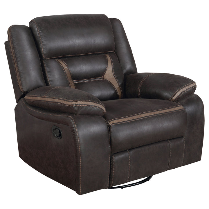 Greer Upholstered Tufted Back Glider Recliner