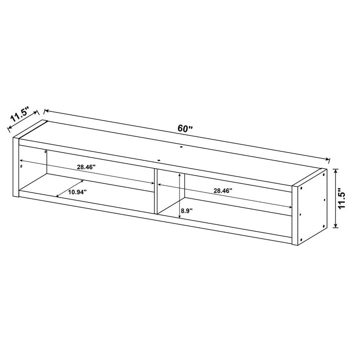 Lewes 4-piece Entertainment Center Cappuccino