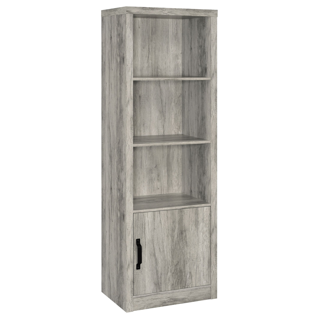 Burke 3-piece Entertainment Center Grey Driftwood