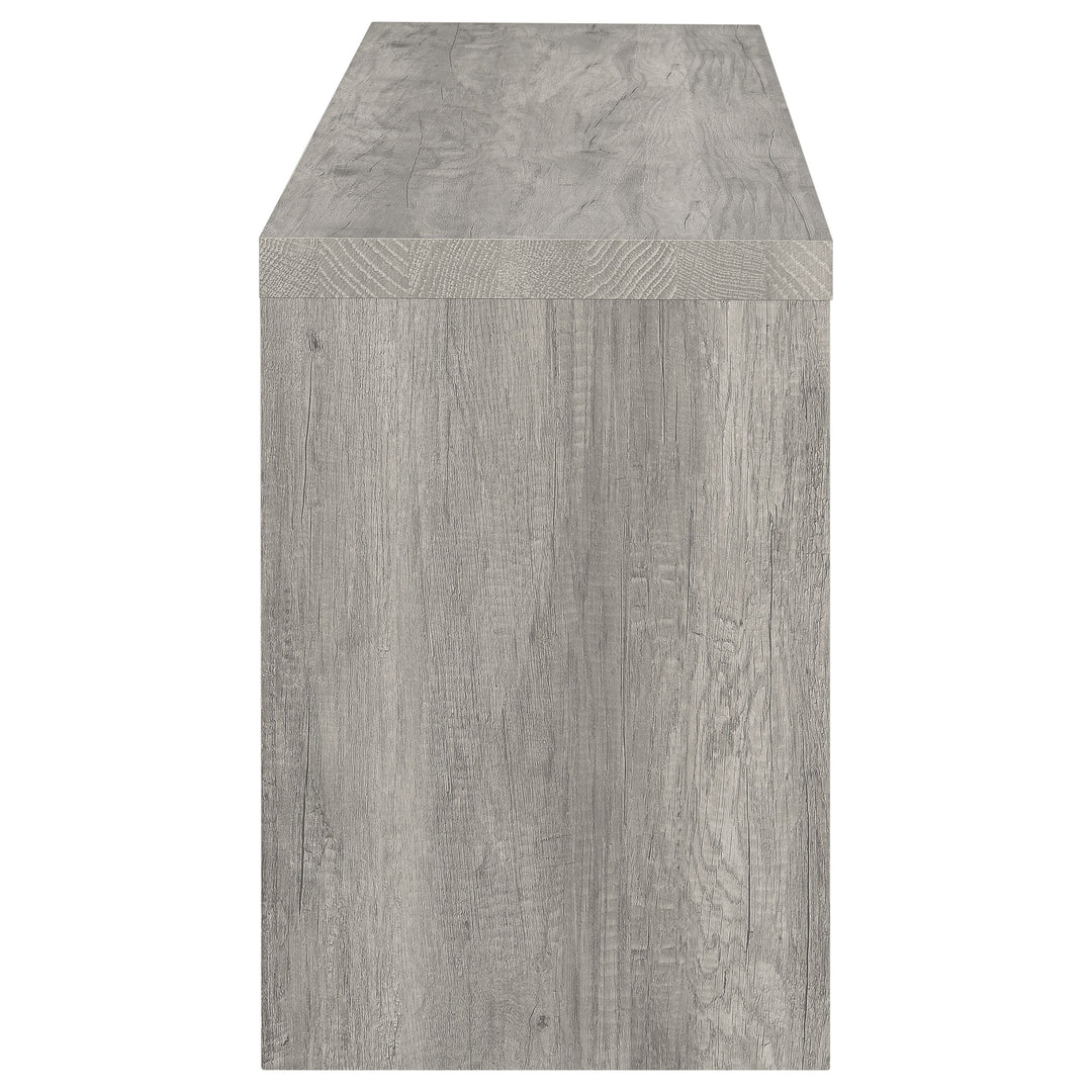 Burke 2-drawer TV Console Grey Driftwood