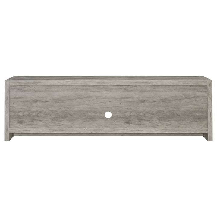 Burke 2-door TV Console Grey Driftwood