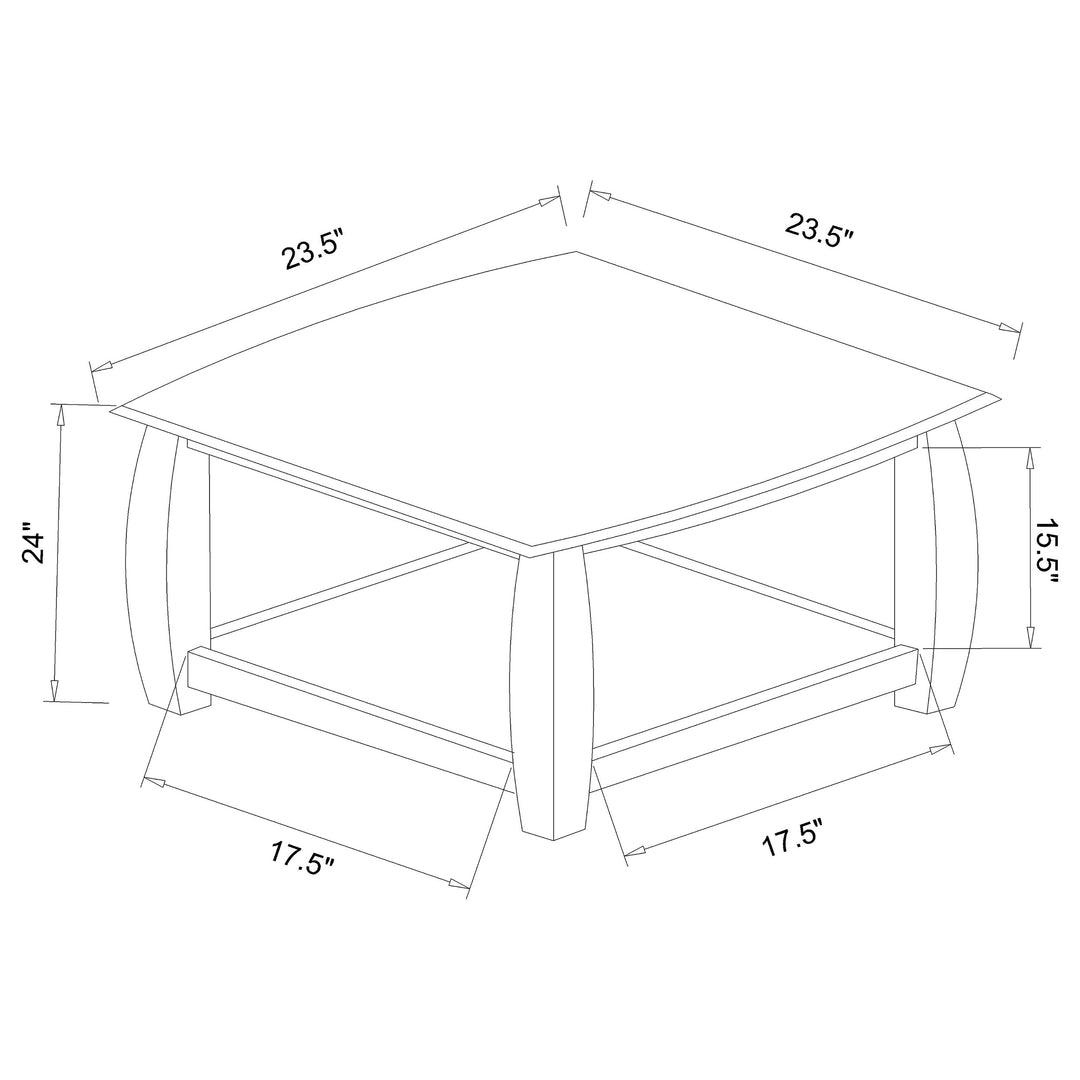 Dixon 3-piece Coffee Table Set Espresso