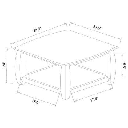 Dixon 3-piece Coffee Table Set Espresso