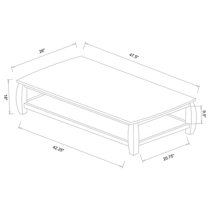 Dixon 3-piece Coffee Table Set Espresso