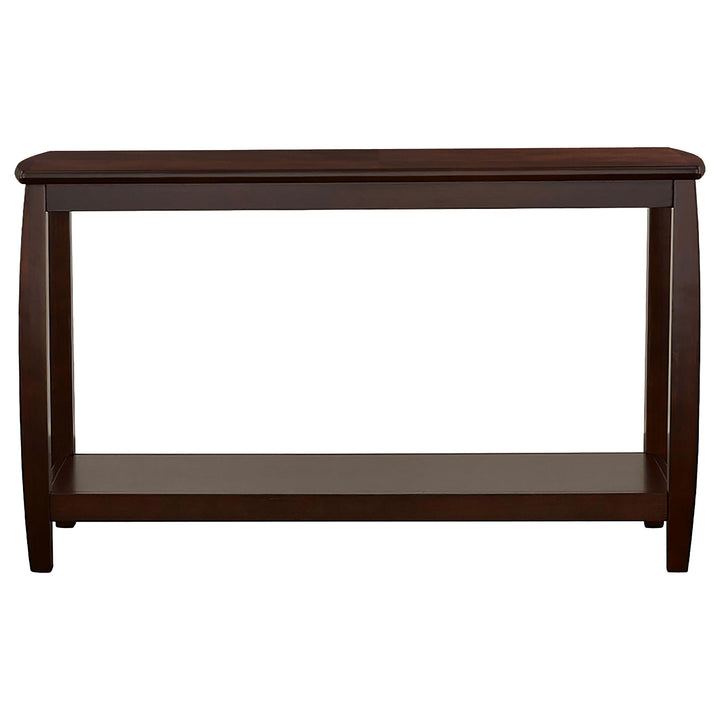 Dixon Rectangular Sofa Table with Lower Shelf Espresso