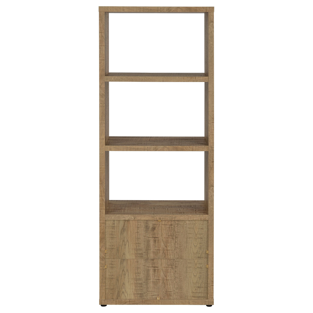 Tabby 3-Shelf Engineered Wood Media Tower Mango