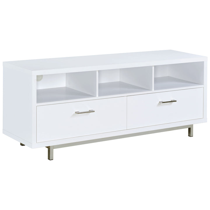 Casey 2-drawer Rectangular TV Console White