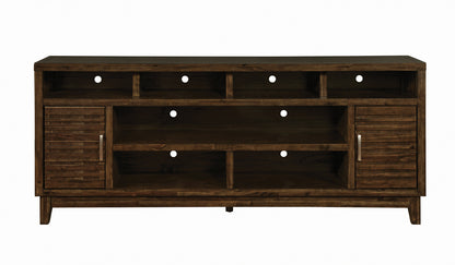 Asher 2-door Rectangular TV Console Rustic Mindy