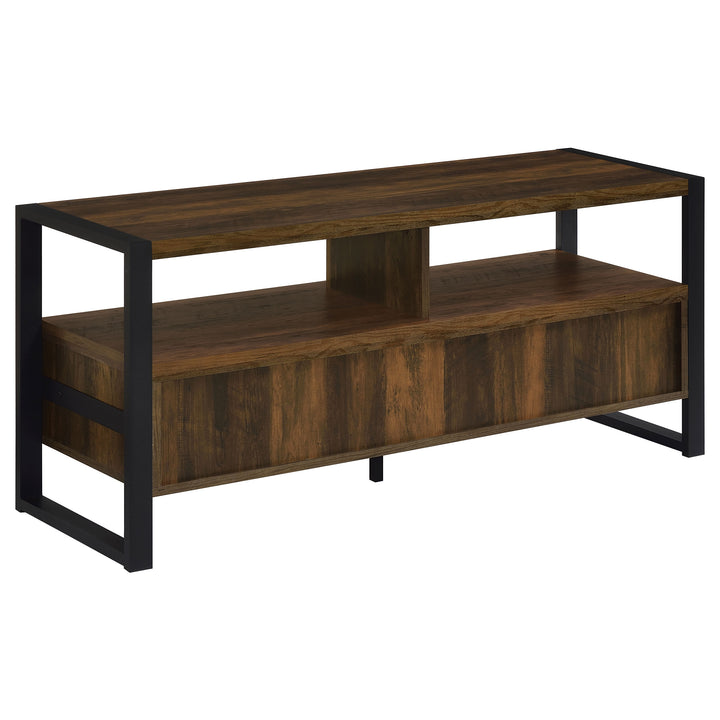 James 2-drawer Composite Wood 48" TV Stand Dark Pine