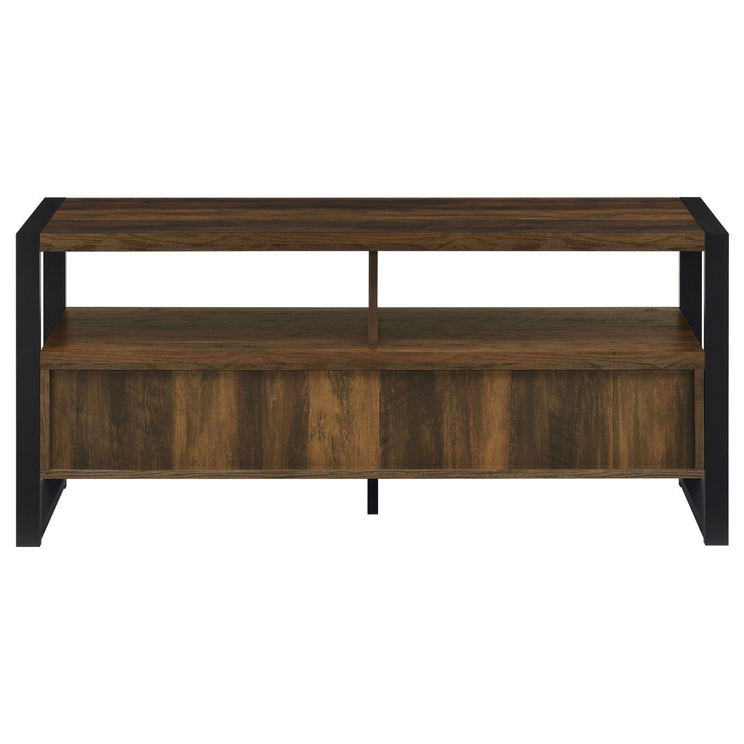 James 2-drawer Composite Wood 48" TV Stand Dark Pine