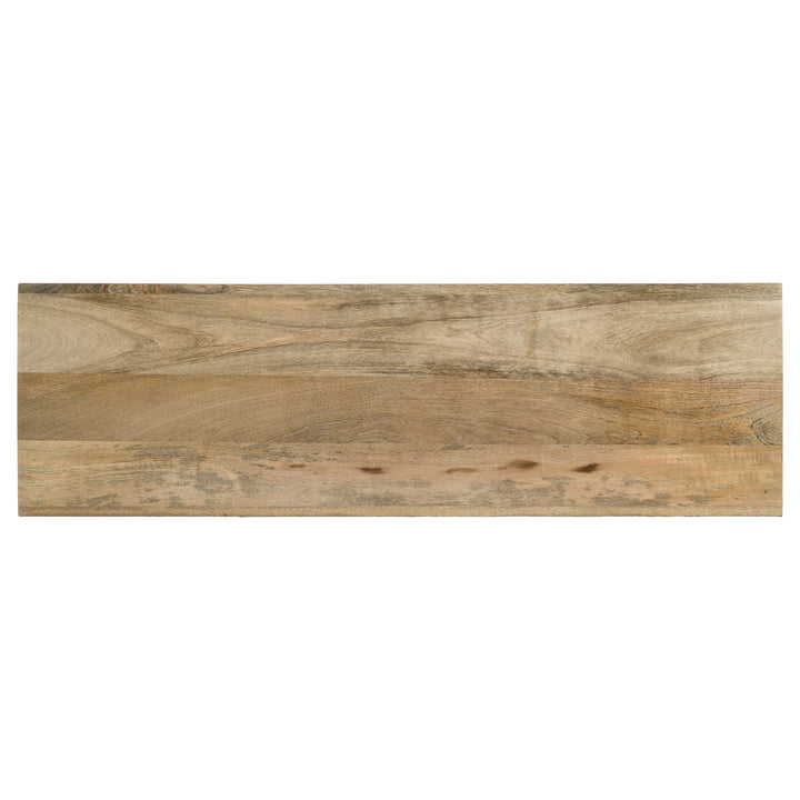 Benton Rectangular Solid Wood Sofa Table Natural