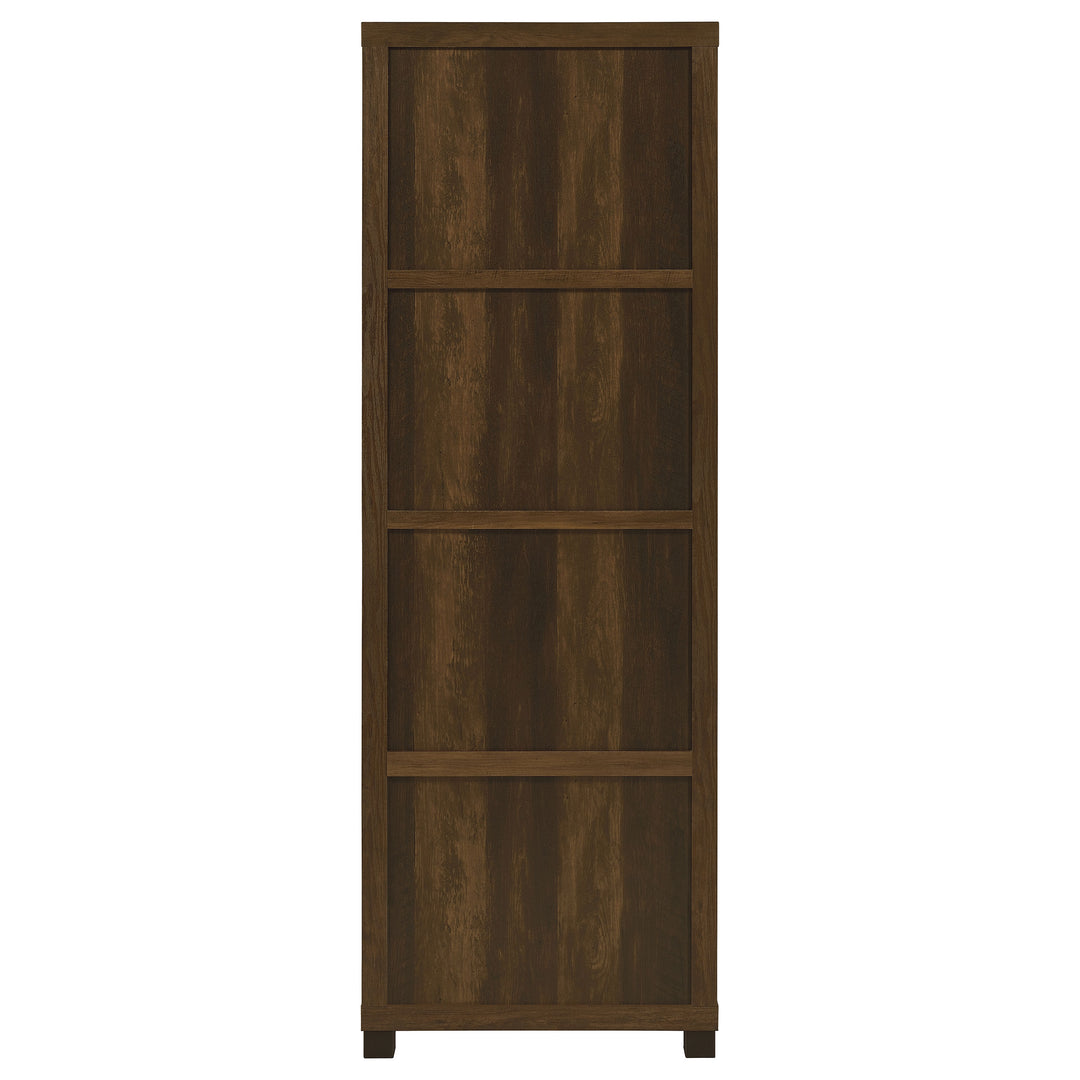 Sachin 3-shelf Media Tower With Storage Cabinet Dark Pine