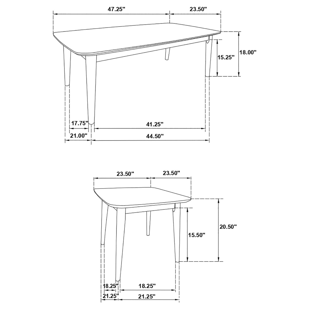 Carey 3-piece Occasional Set with Coffee and End Tables Black