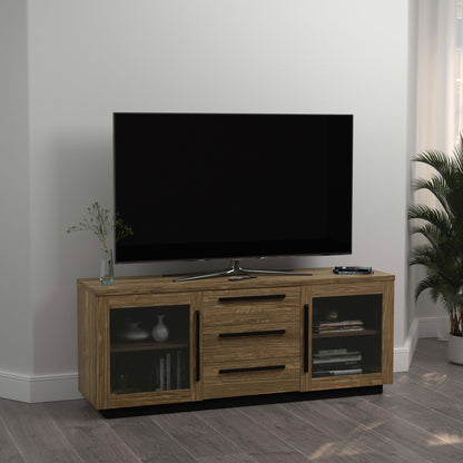 Amherst 2-door TV Console Aged Walnut