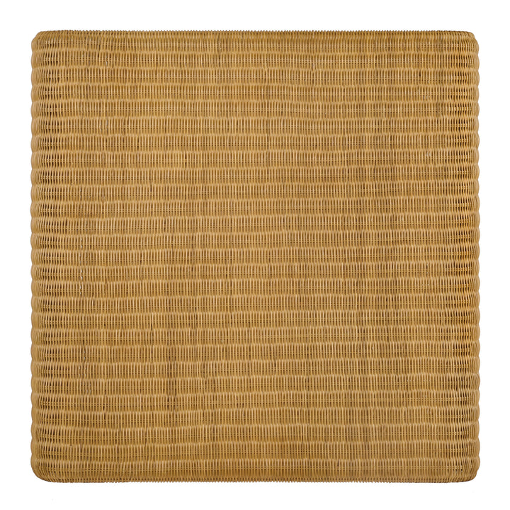 Juanita Square Rattan Coffee Table Natural