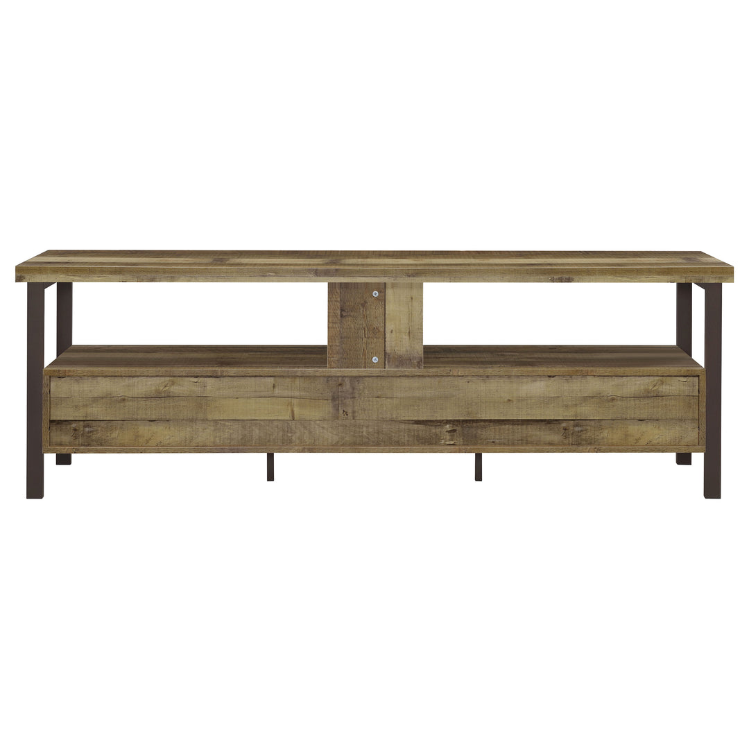 Ruston 71" 3-drawer TV Console Weathered Pine