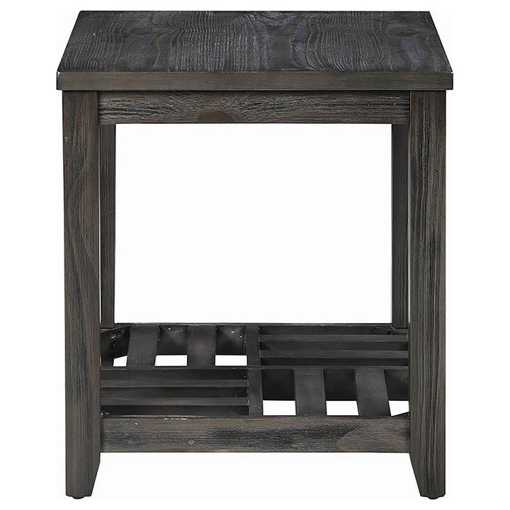 Cliffview 1-shelf Rectangular End Table Grey