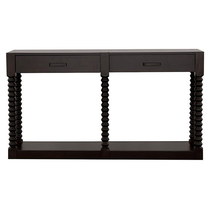 Meredith 2-drawer Sofa Table Coffee Bean