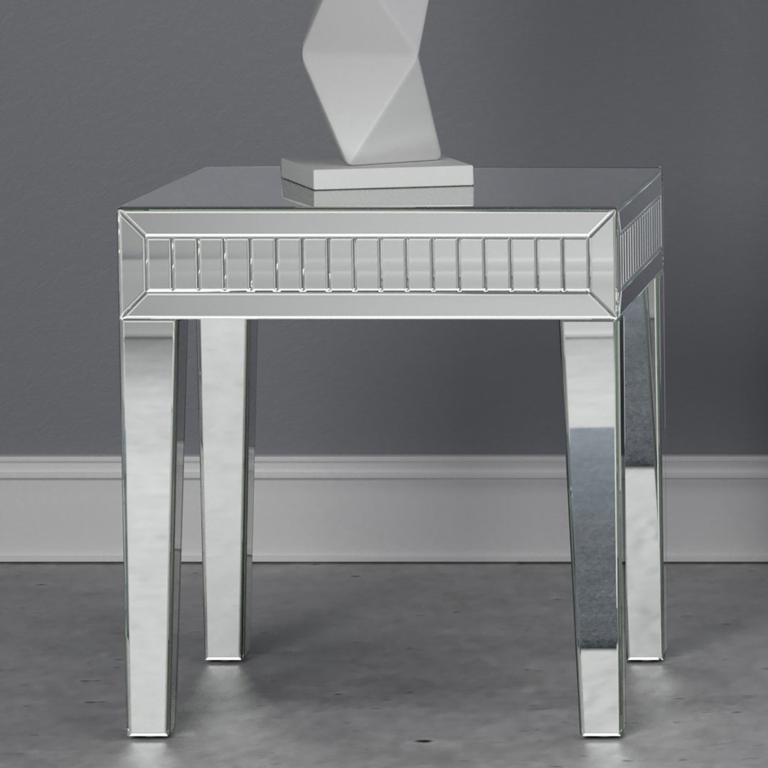 Whitfield Square End Table Silver