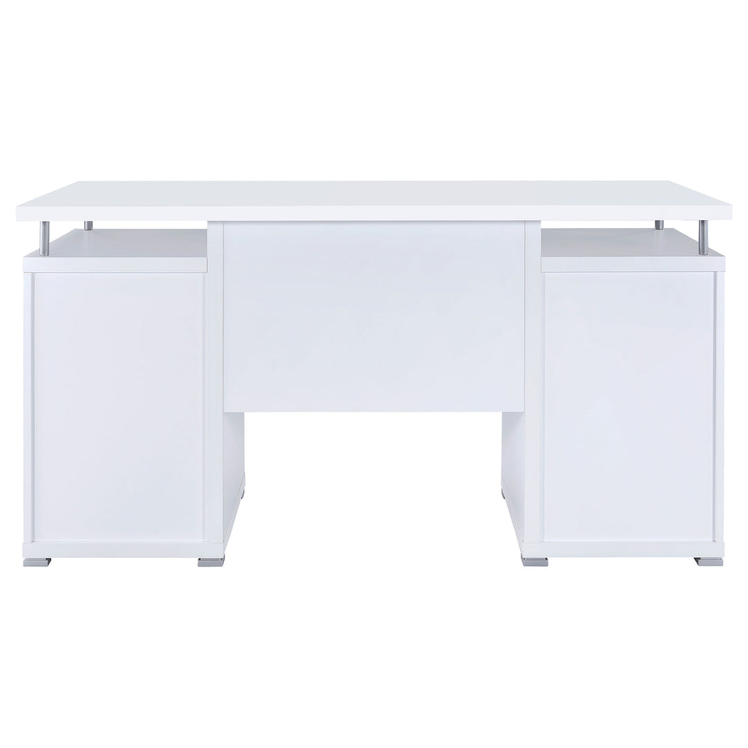 Tracy 2-drawer Computer Desk White