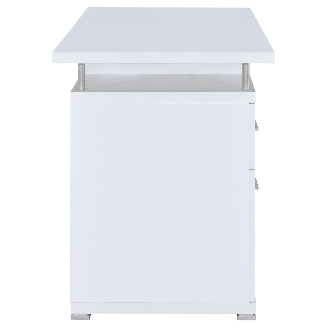 Tracy 2-drawer Computer Desk White