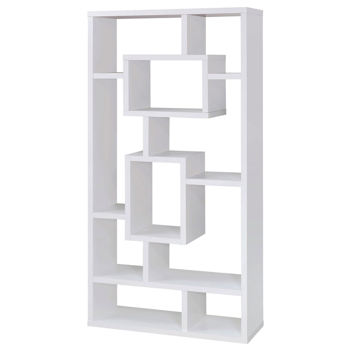 Howie 10-shelf Bookcase White