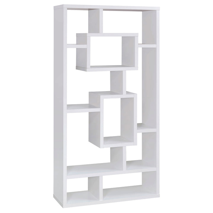 Howie 10-shelf Bookcase White