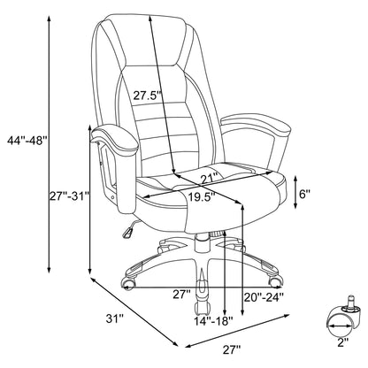 Dione Adjustable Height Office Chair Black