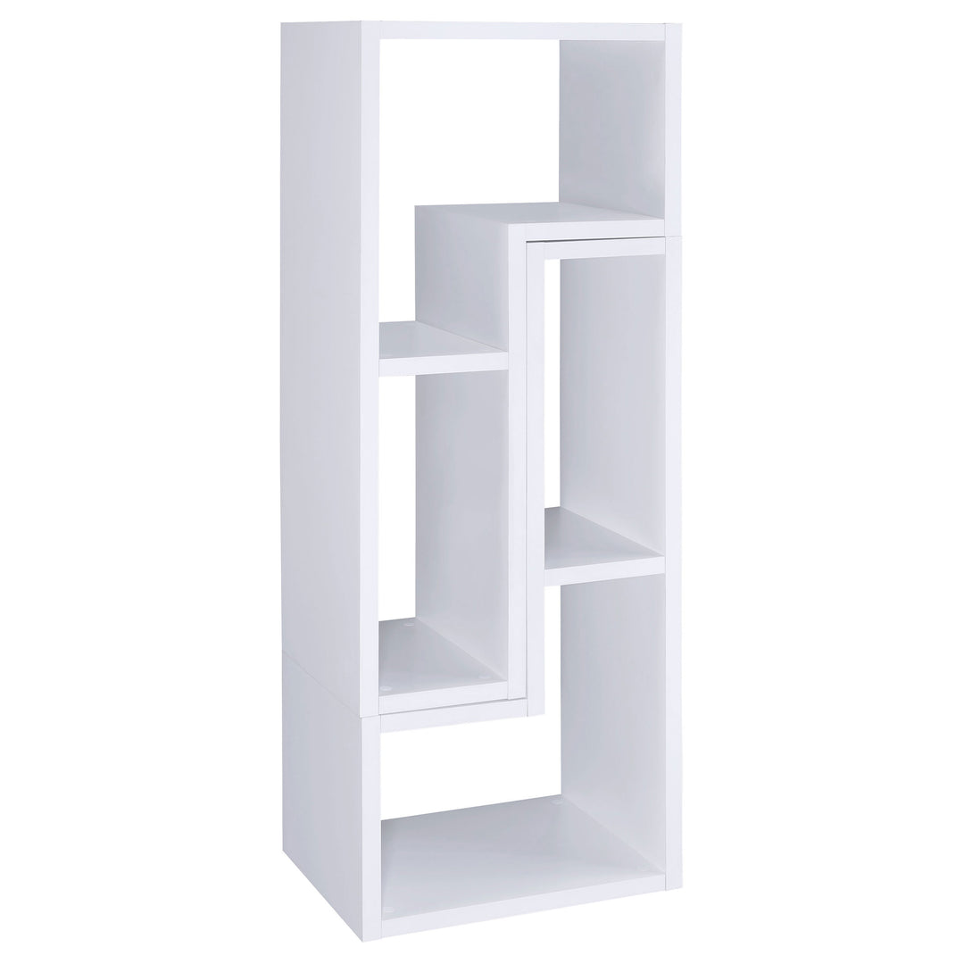 Velma Convertible TV Console and Bookcase White