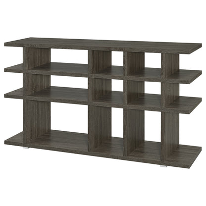 Santos 3-tier Bookcase Weathered Grey