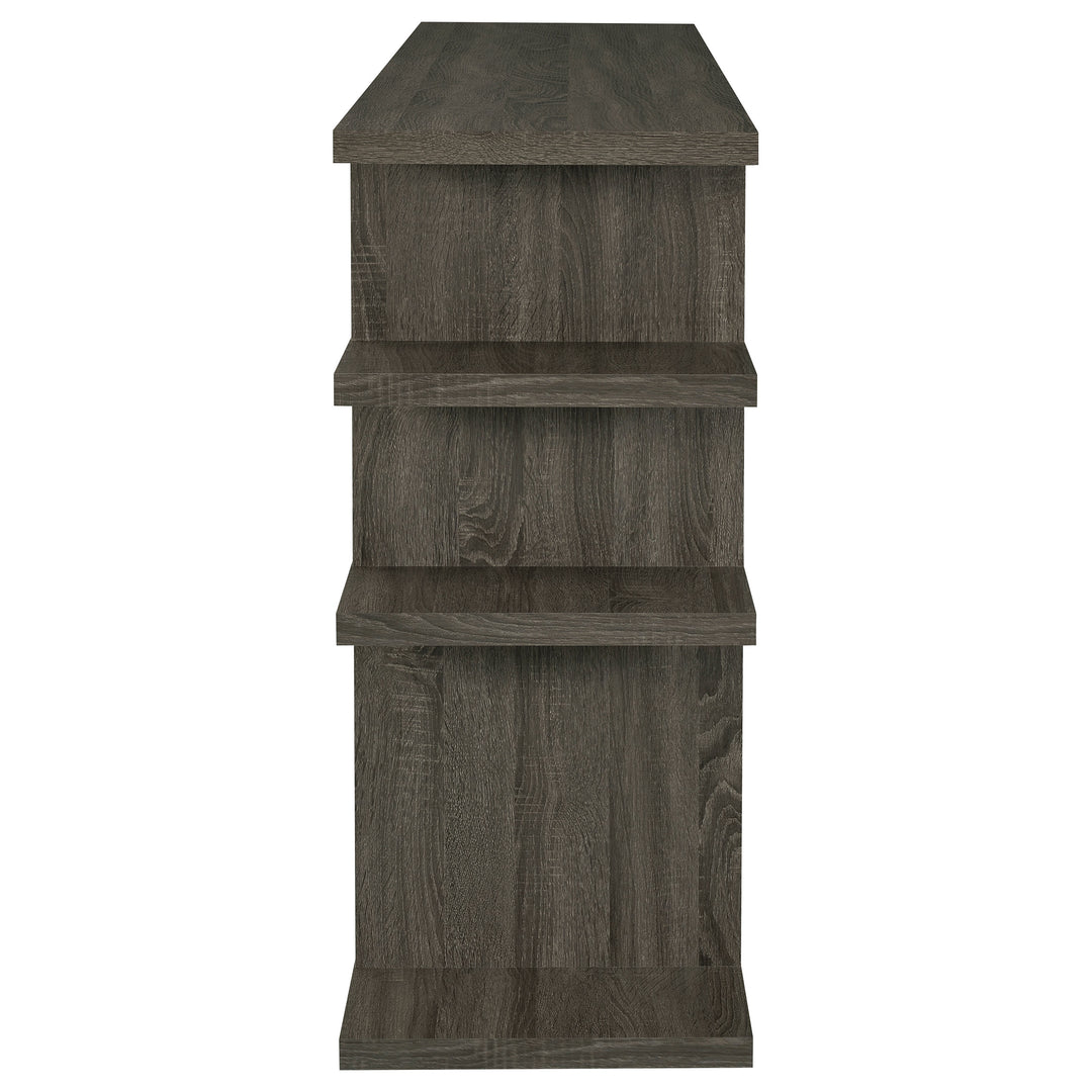 Santos 3-tier Bookcase Weathered Grey