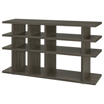 Santos 3-tier Bookcase Weathered Grey