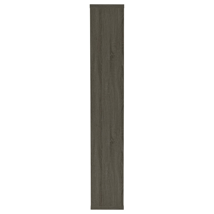 Howie 10-shelf Bookcase Weathered Grey