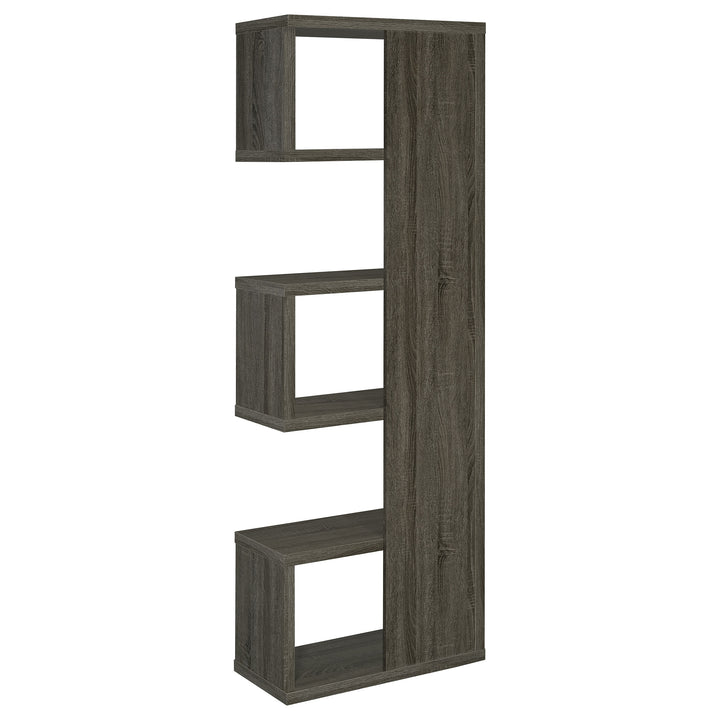 Joey 5-tier Bookcase Weathered Grey