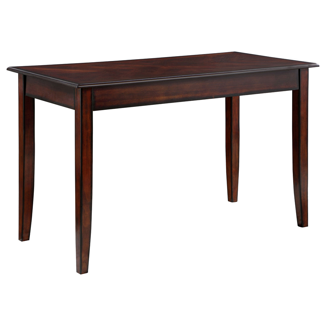 Newton 2-piece Writing Desk Set Chestnut and Tan