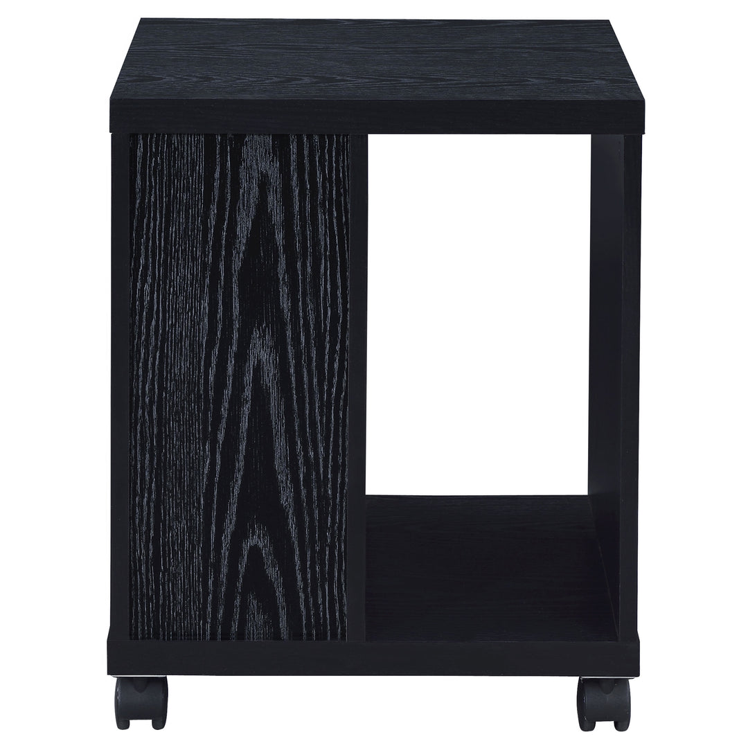 Russell 2-drawer CPU Stand Black Oak