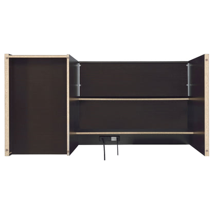 Halston 3-drawer Connect-it Office Desk Cappuccino