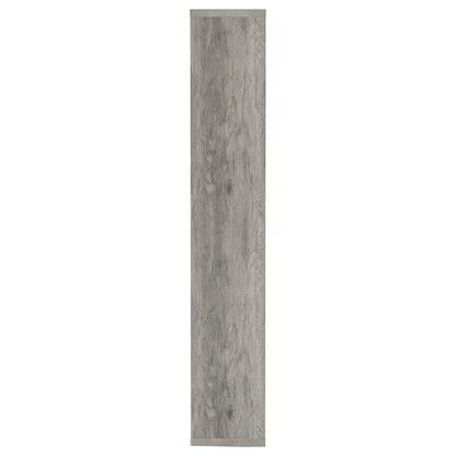 Theo 10-shelf Bookcase Grey Driftwood