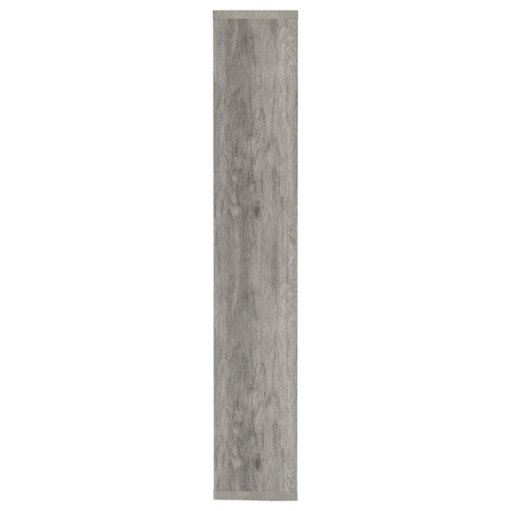 Theo 10-shelf Bookcase Grey Driftwood