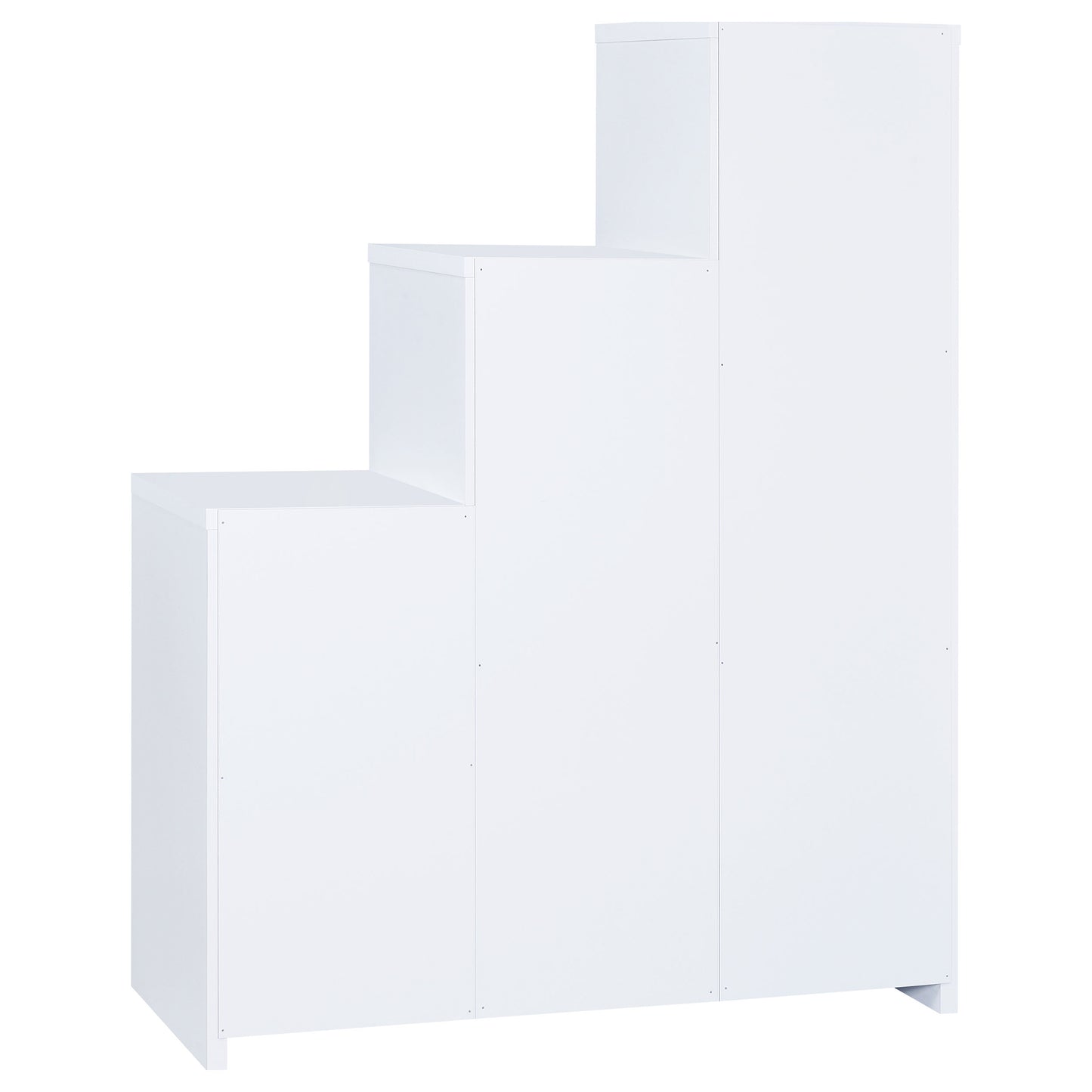 Spencer Bookcase with Cube Storage Compartments White