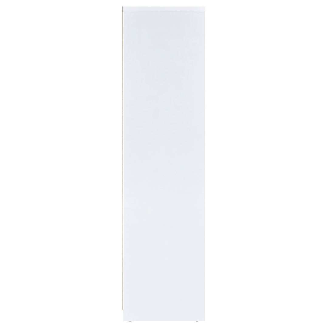 Spencer Bookcase with Cube Storage Compartments White