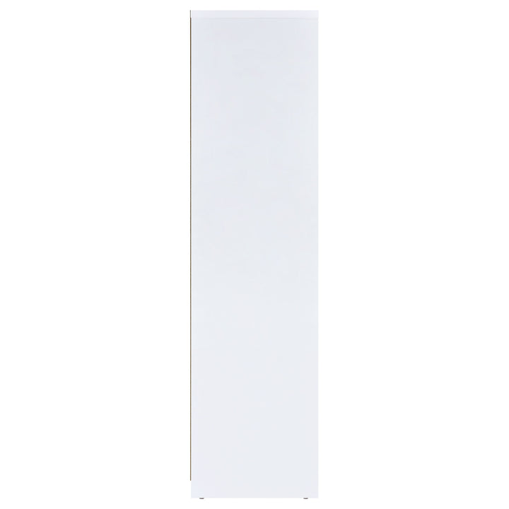 Spencer Bookcase with Cube Storage Compartments White